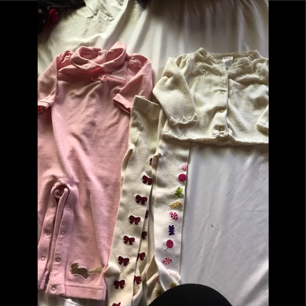 2T Gymboree 4 items sweater tights one piece